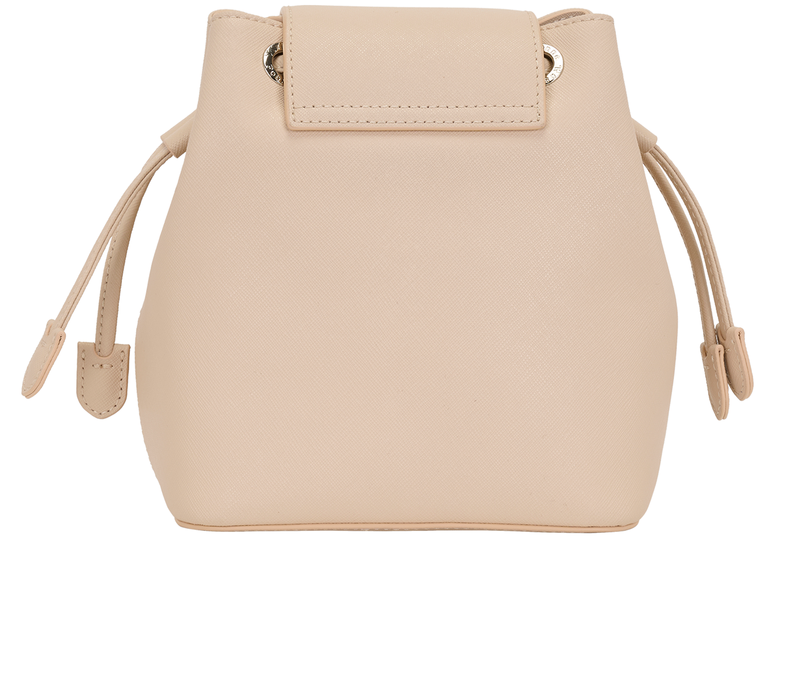 Pimlico Bucket Bag, &pound;195, Handbags, Beige, Leather, Back view